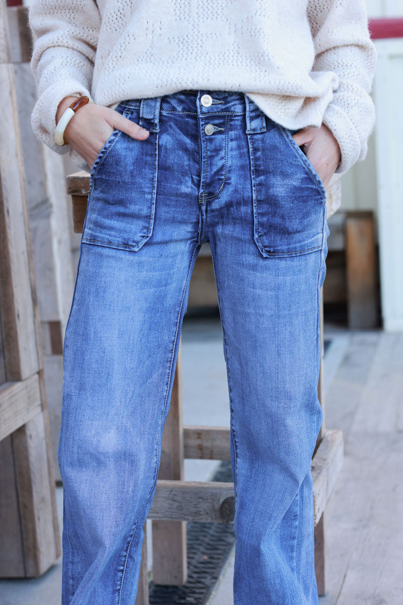 Medium Wash Vintage Carpenter Jeans