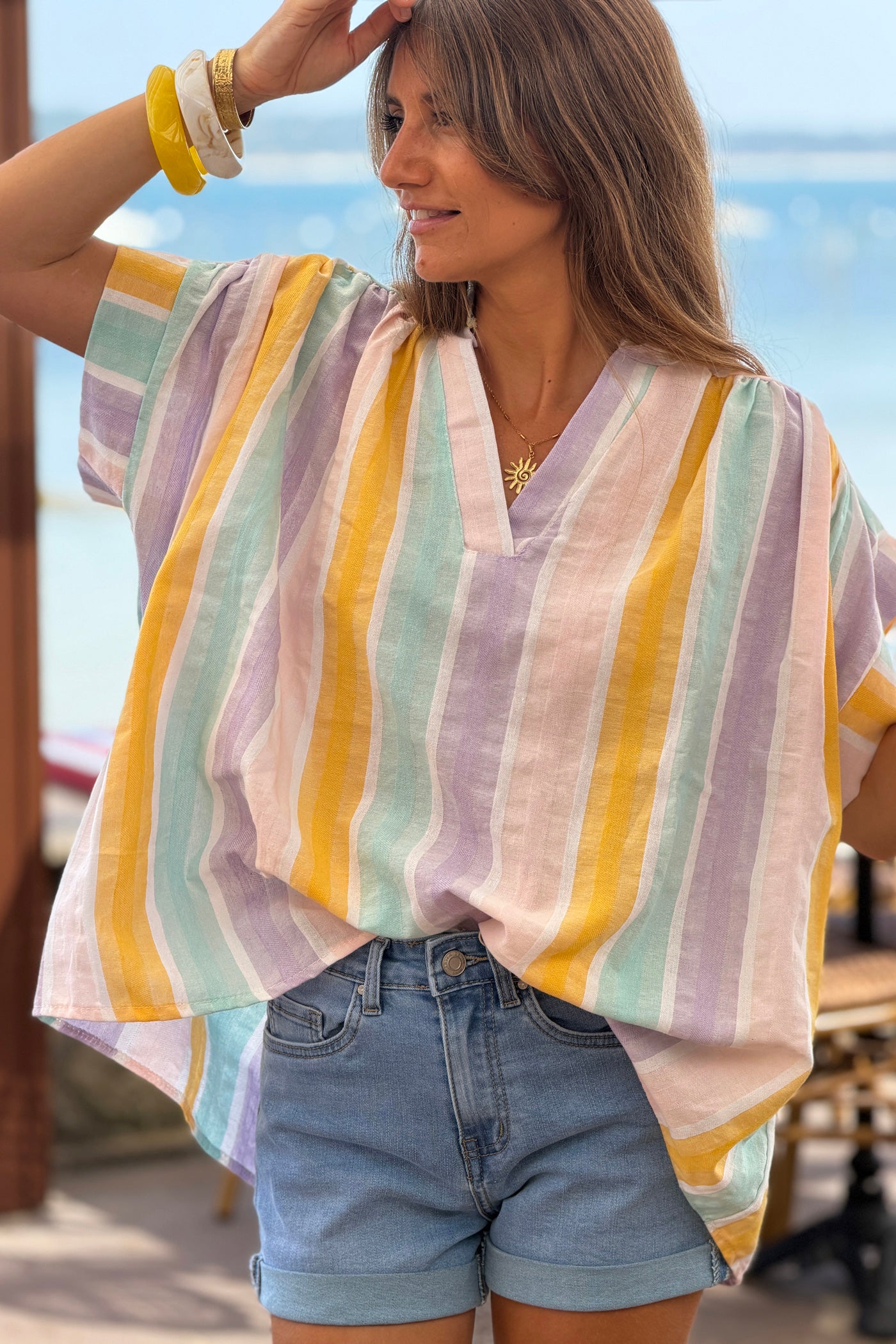 Yellow Stripe Tunic