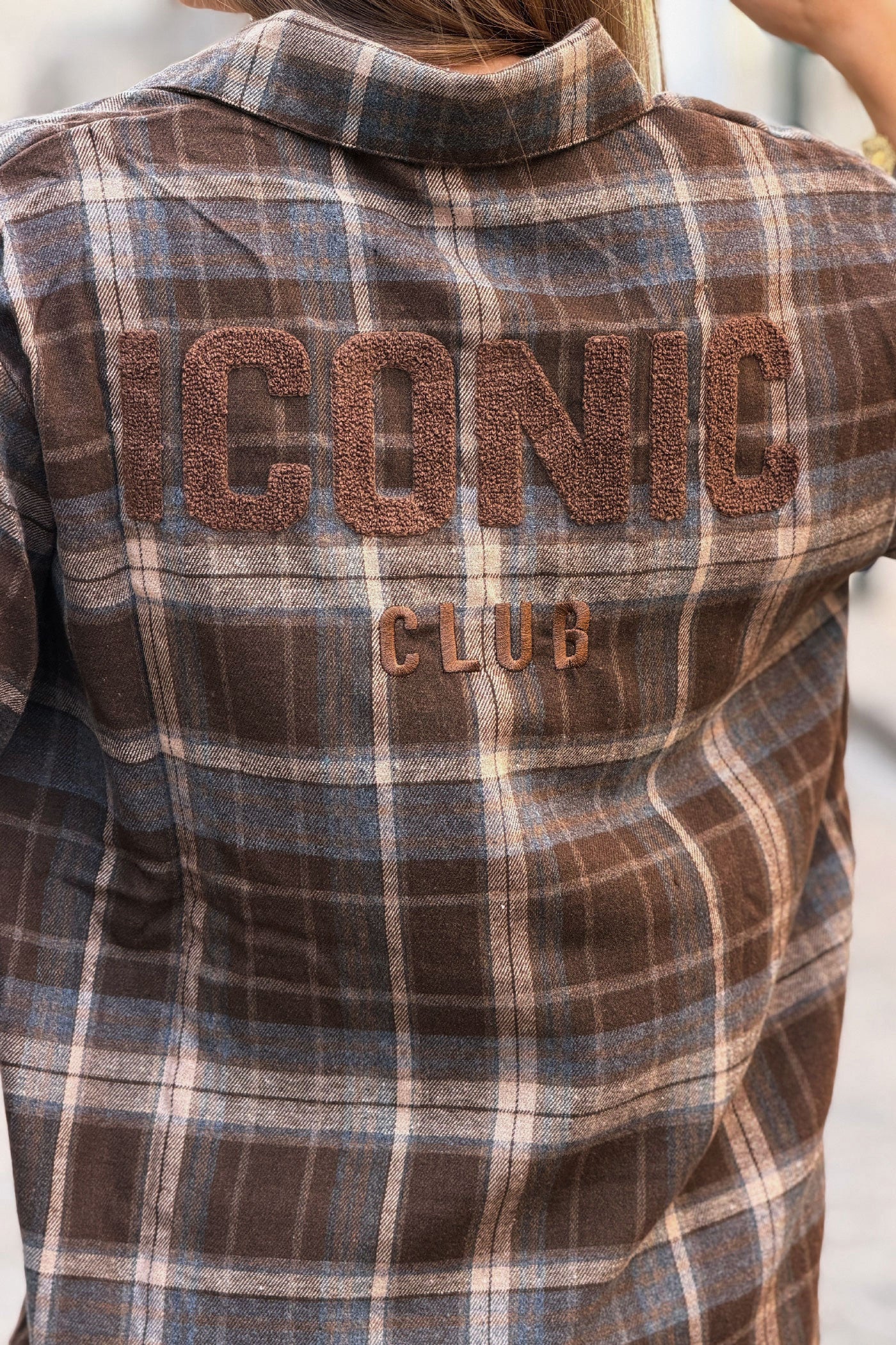 Chocolate Iconic Club Flannel Shirt
