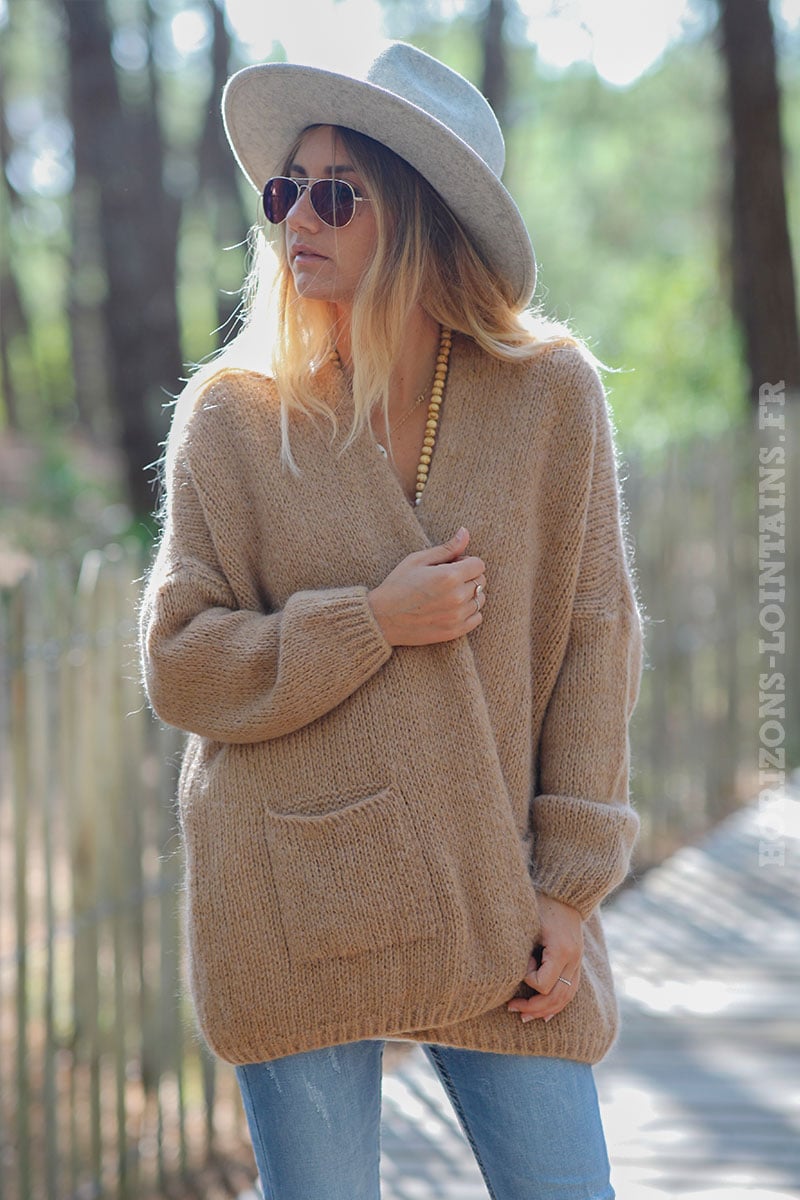Gilet-camel-col-enveloppant-avec-poches-c21-6