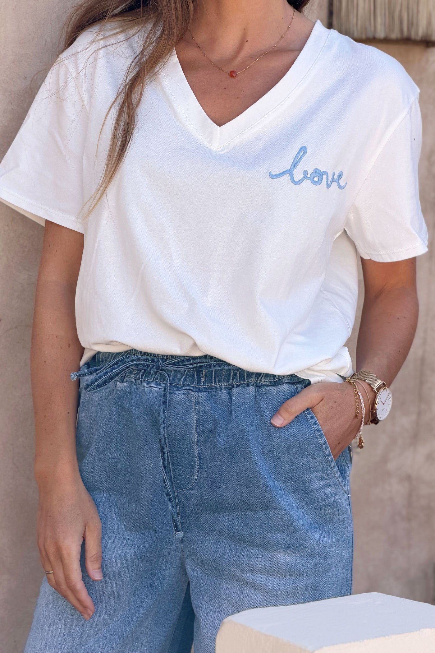 Light Wash Pull-On Vintage Wide-Leg Jeans