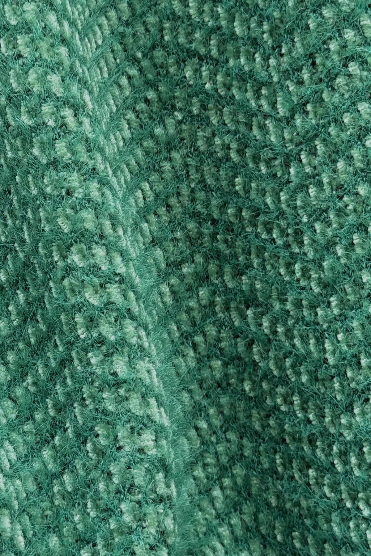 Hunter Green Herringbone Sweater Knit Peacoat