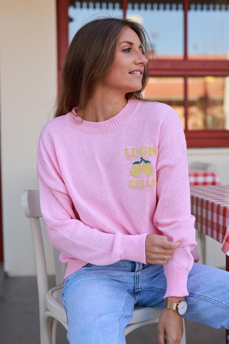 Pink Limoncello Knit Jumper