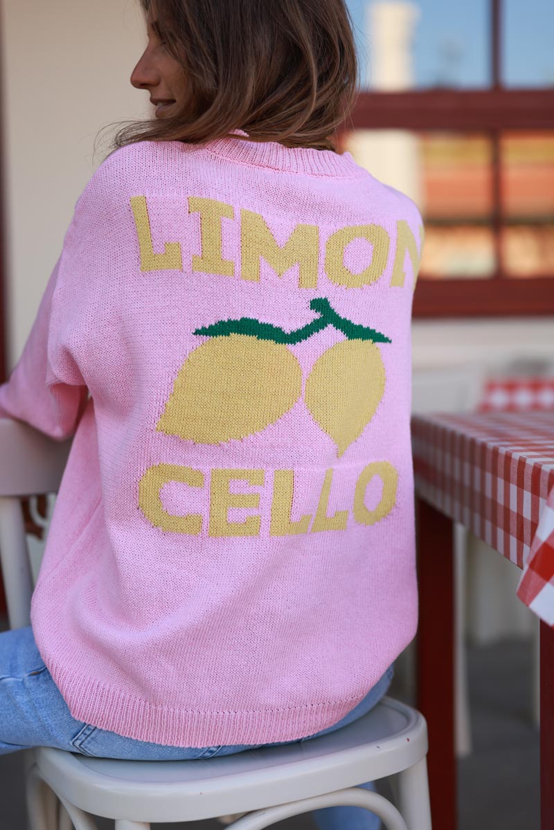 Pink Limoncello Knit Jumper