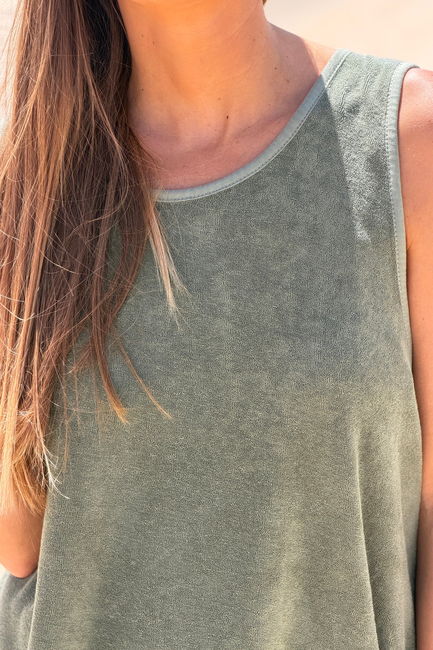 Sage Micro Terry Swim Cover