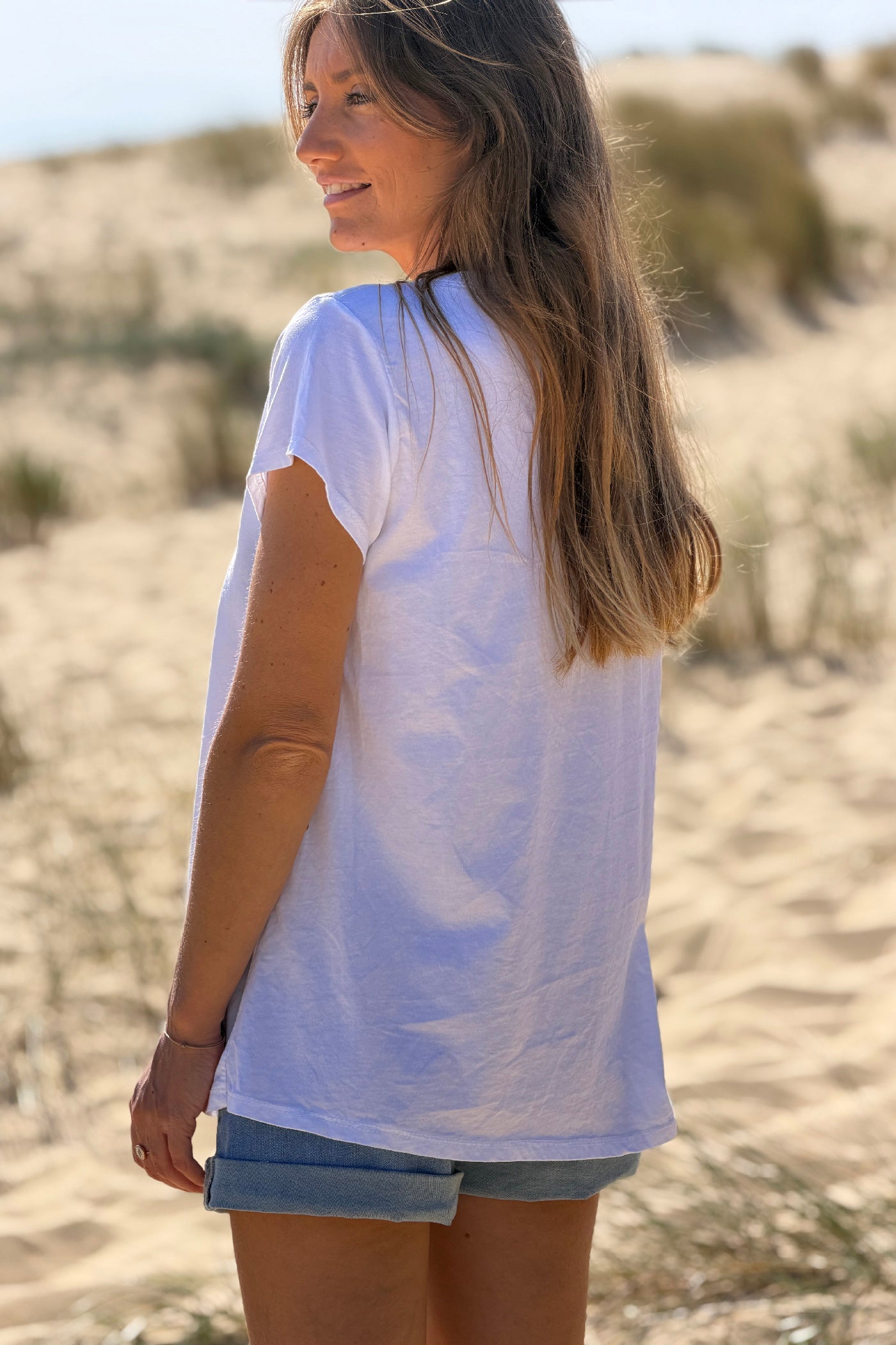 Blue ICONIC Varsity Tee