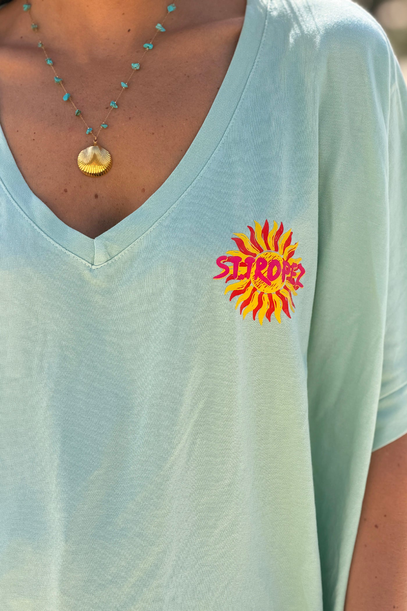 Sage St. Tropez Sun Vintage T-Shirt

