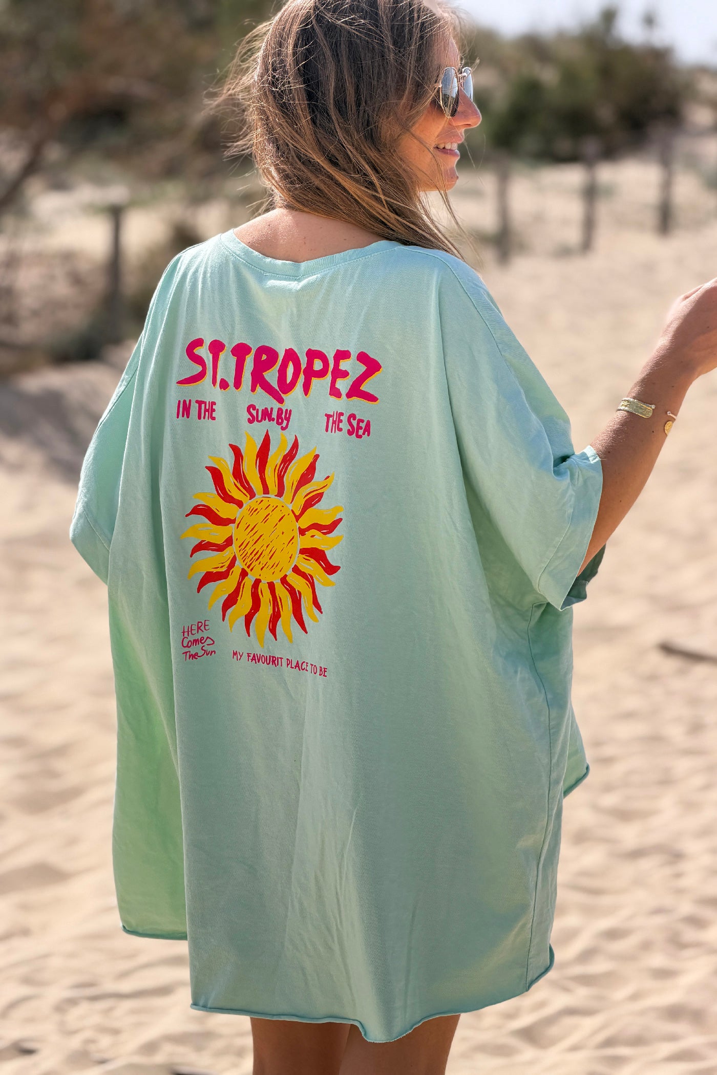 Sage St. Tropez Sun Vintage T-Shirt
